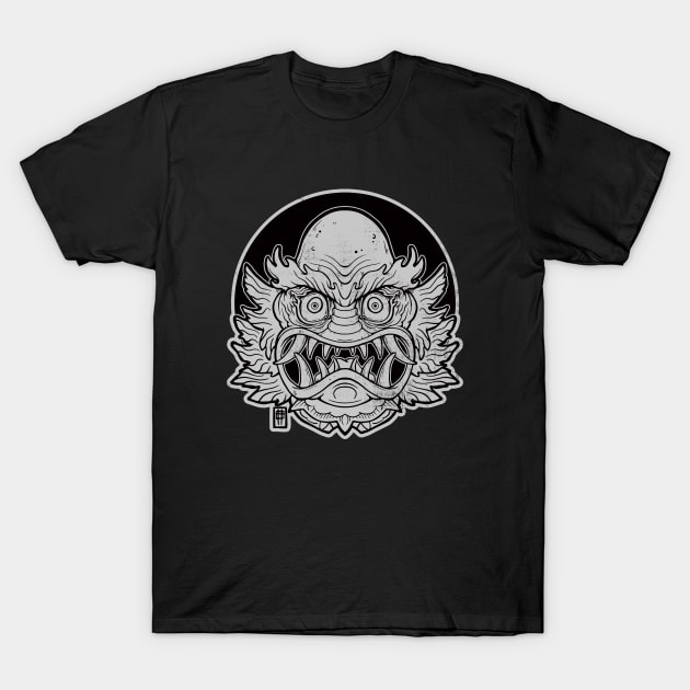 Oni From the Black Lagoon (Dark) T-Shirt by TristanTait